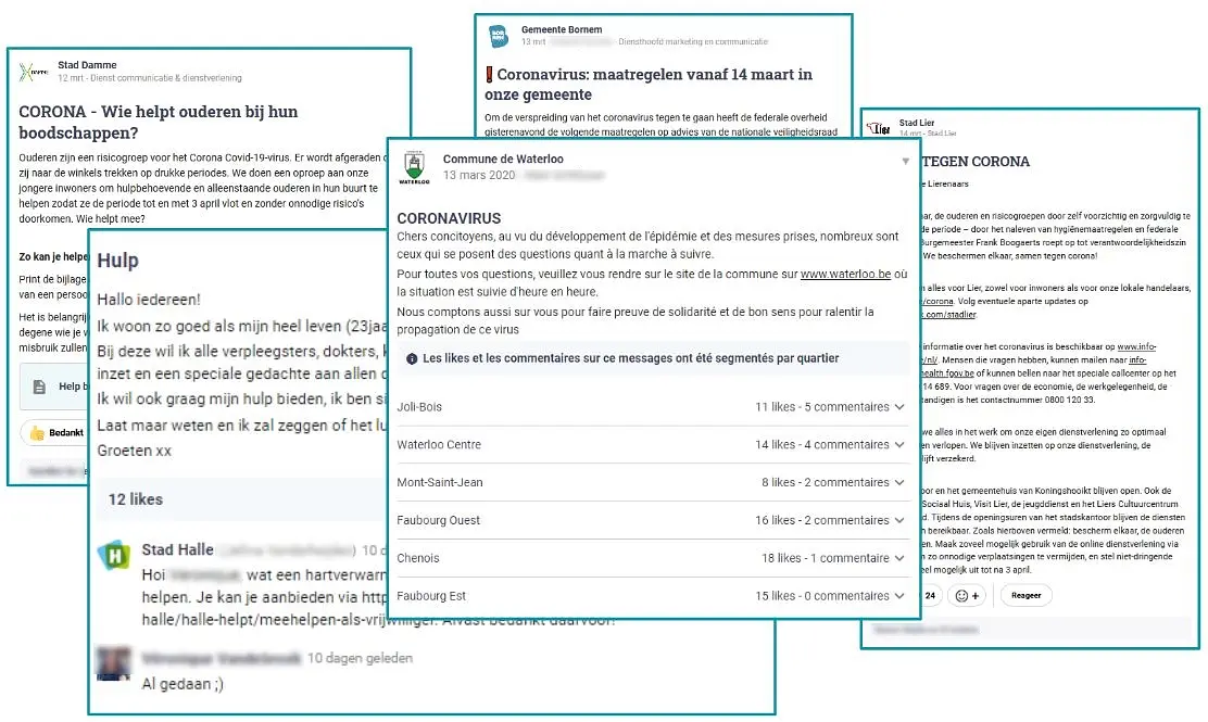 Des villes et municipalités communiquent des informations actuelles sur Hoplr