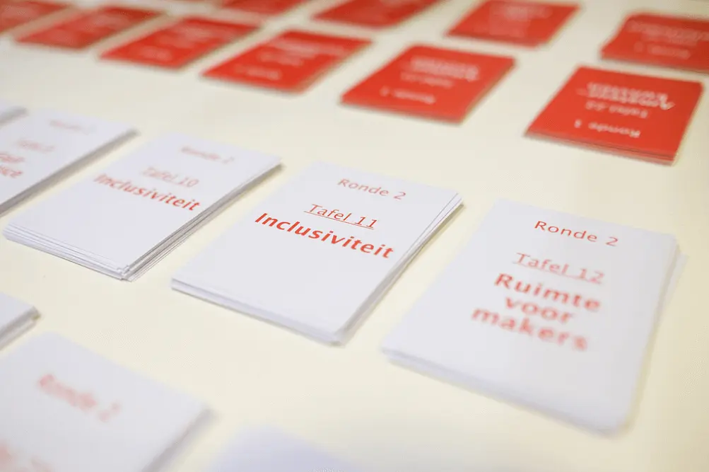 kaarten met thema's voor burgerparticipatie