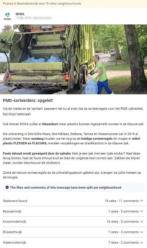 afvalverwerker MIWA sensibiliseert over wat niet in de PMD-zak hoort